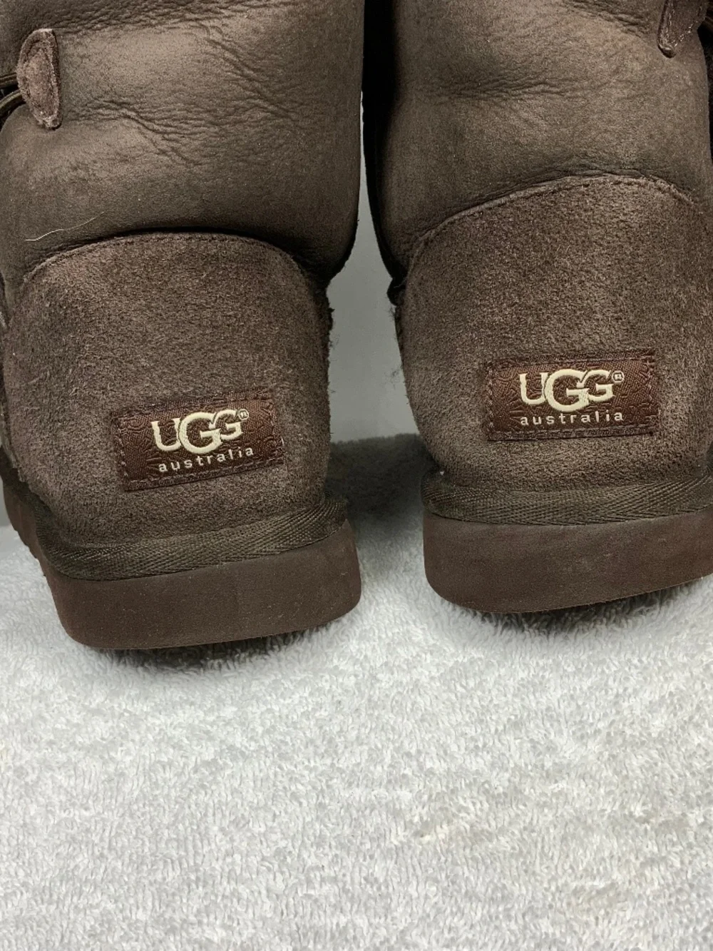 UGG Brown Baily Button Boot - Size 8